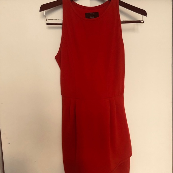 Dolce Vita Red Cotton Dress - Size M - Picture 6 of 9